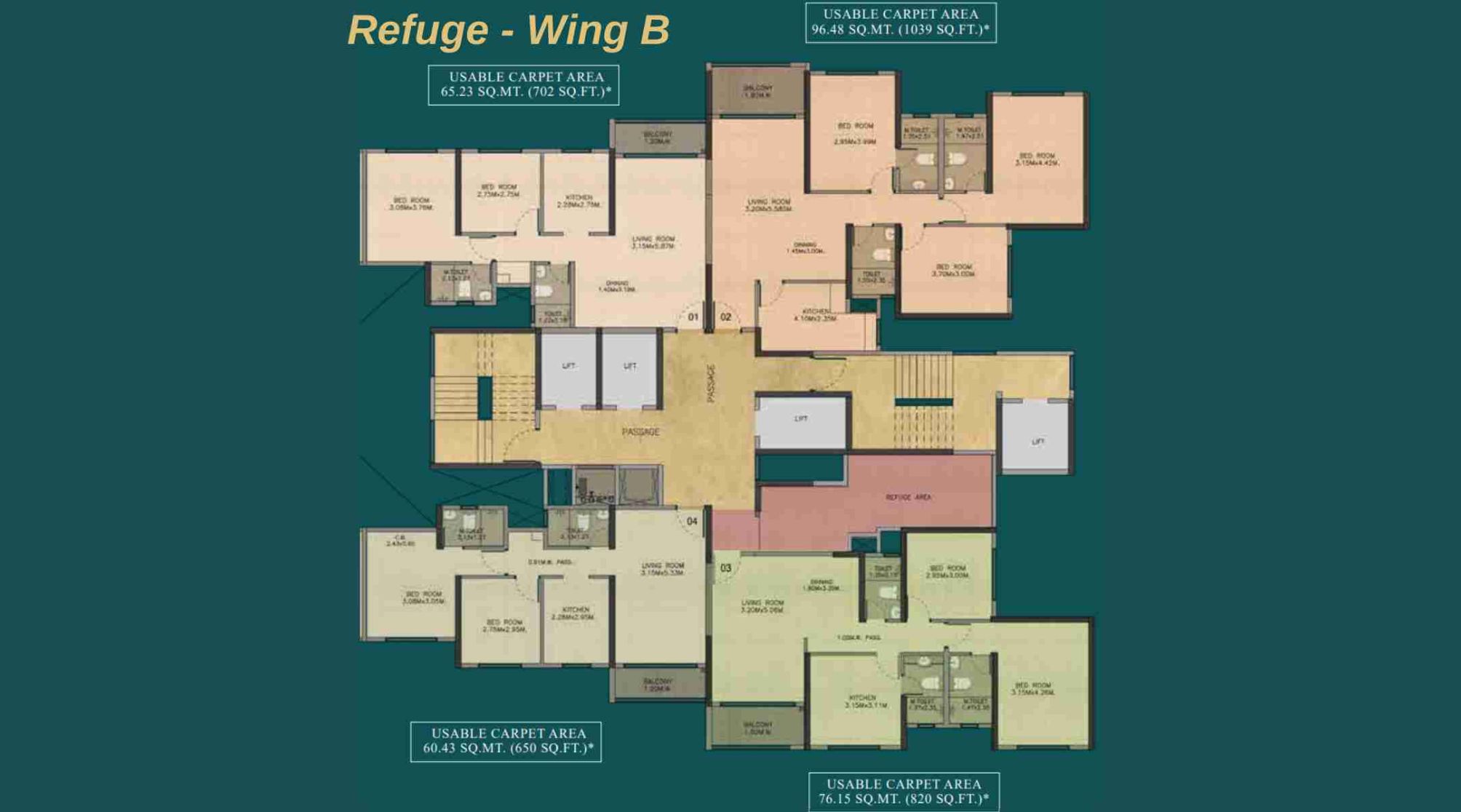 Dosti-Eden-Floor-Plan-Refuge-Wing-B